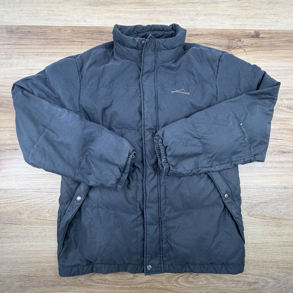 Eddie Bauer Men's Jacket Size Medium Parka Premium Goose Down‎ EB550 Fill